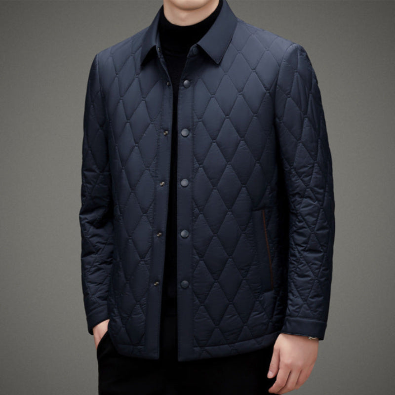 Veste D'hiver Boutonnée Pour Homme | Manches Longues