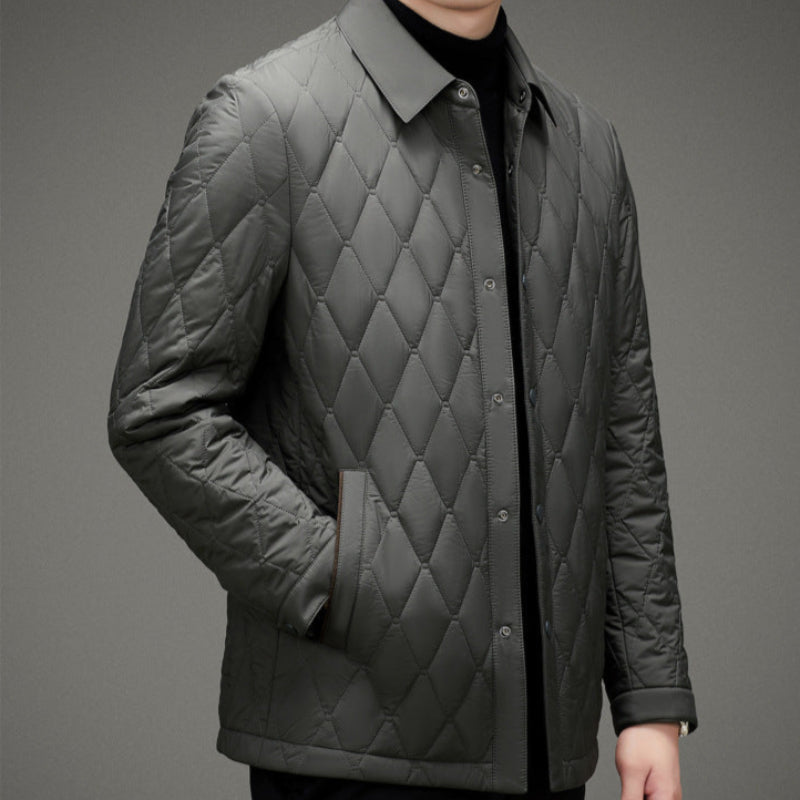 Veste D'hiver Boutonnée Pour Homme | Manches Longues