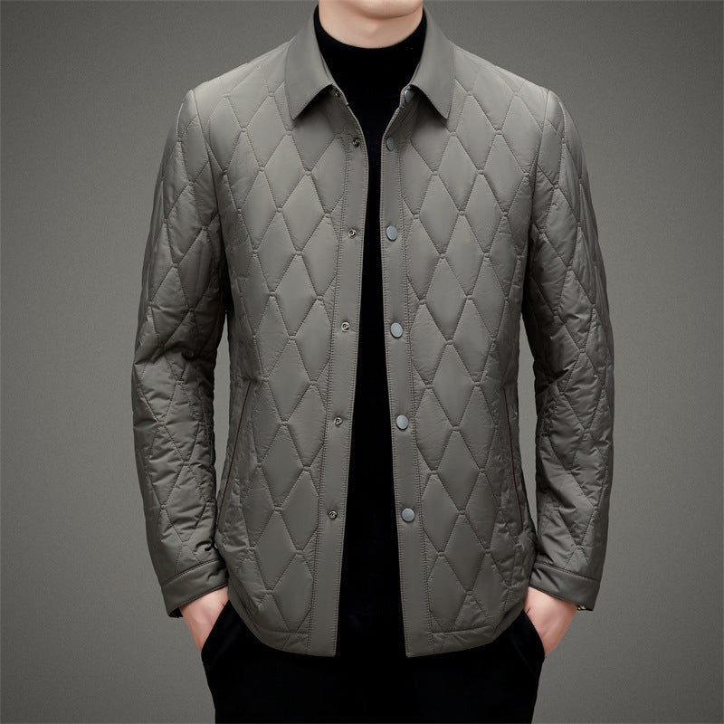 Veste D'hiver Boutonnée Pour Homme | Manches Longues