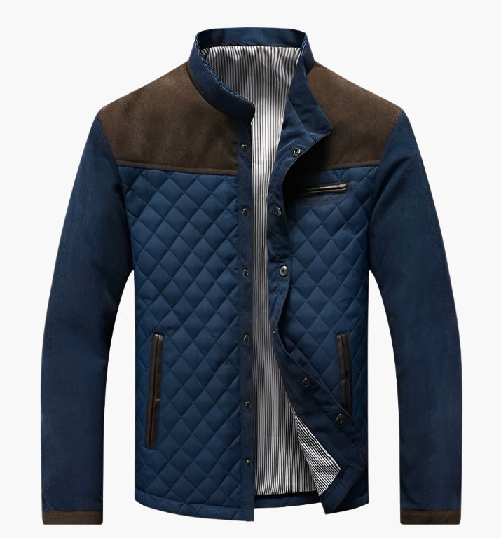 Veste Matelassée Décontractée À Col Montant Pour Homme | Hiver