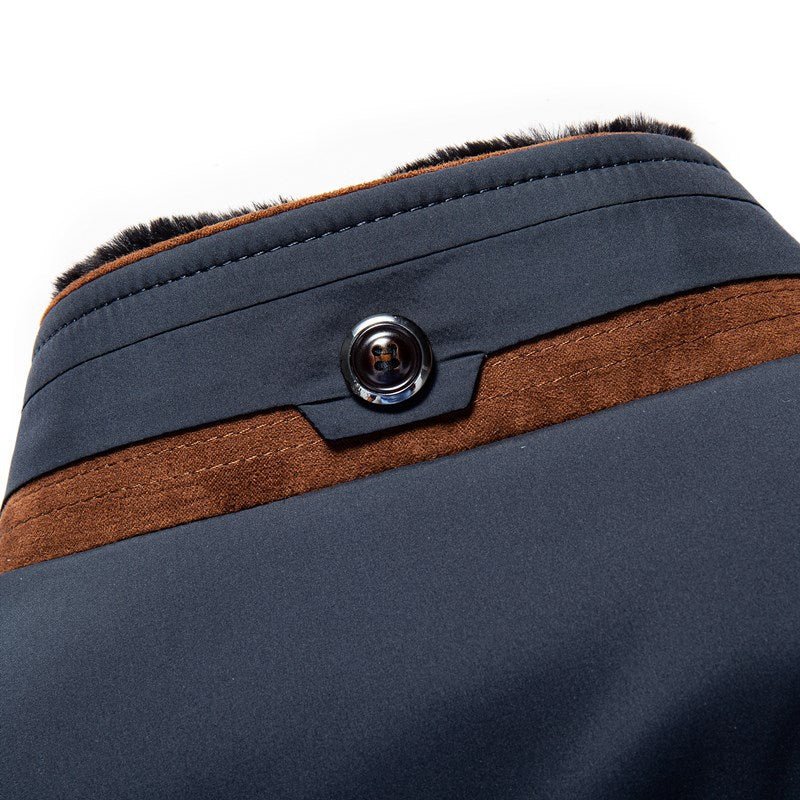 Veste Matelassée Avec Col En Fourrure Pour Homme | Automne