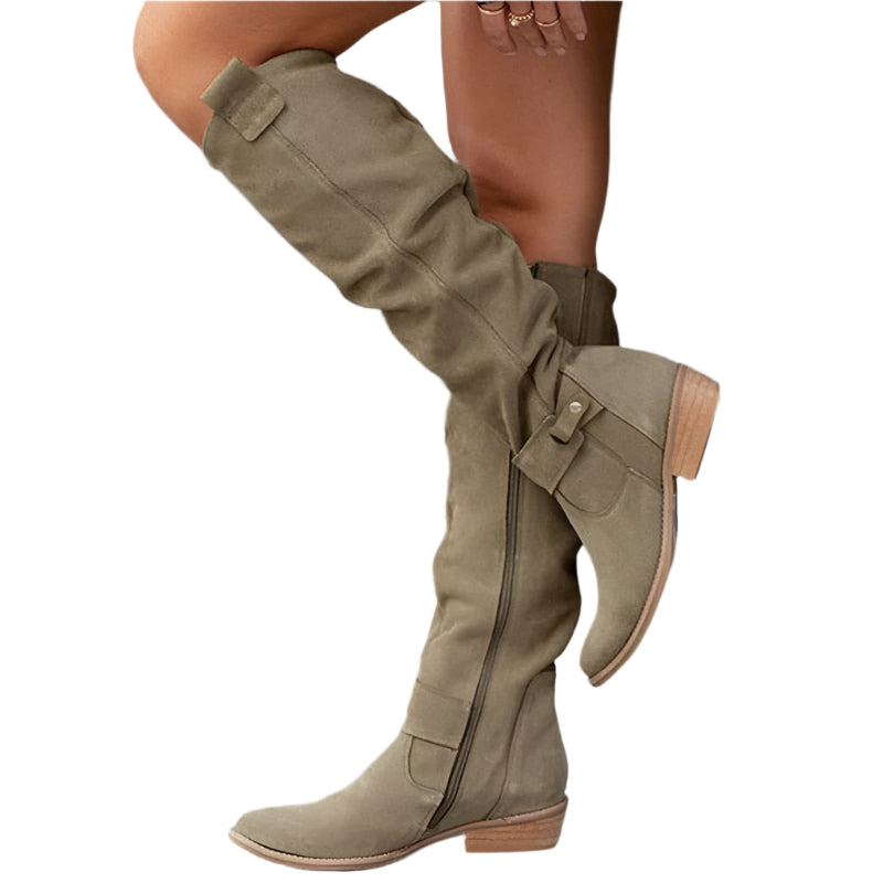 Bottes Classiques En Daim Pour Femme | Hiver