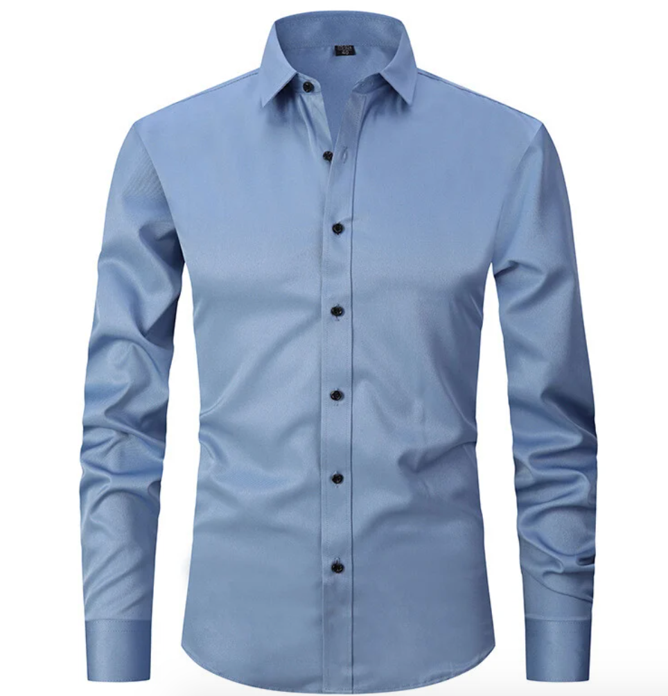 Chemise Pour Homme Avec Élasticité | Manche Longue