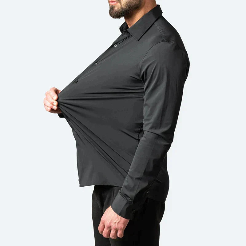 Chemise Pour Homme Avec Élasticité | Manche Longue