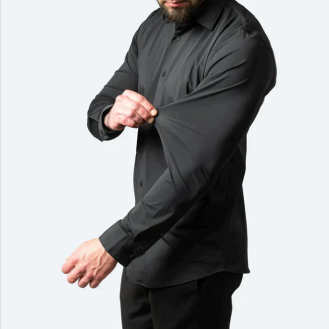 Chemise Pour Homme Avec Élasticité | Manche Longue