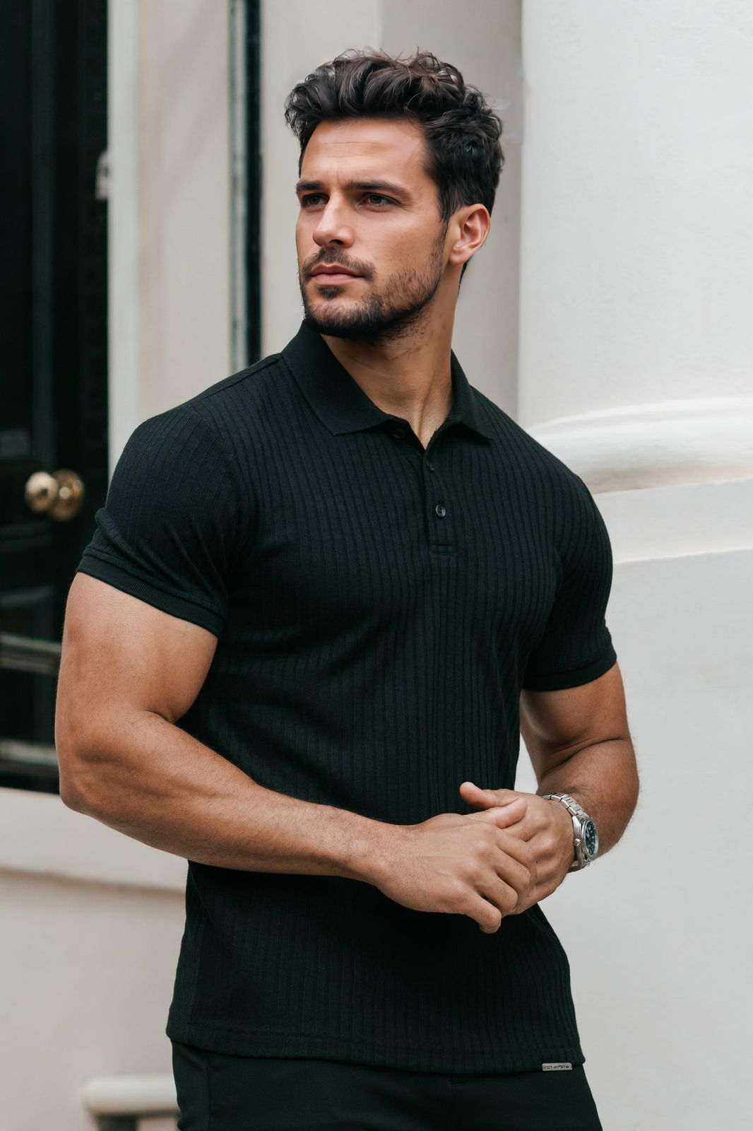 Polo Classique En Tricot Pour Homme | Manches Courtes