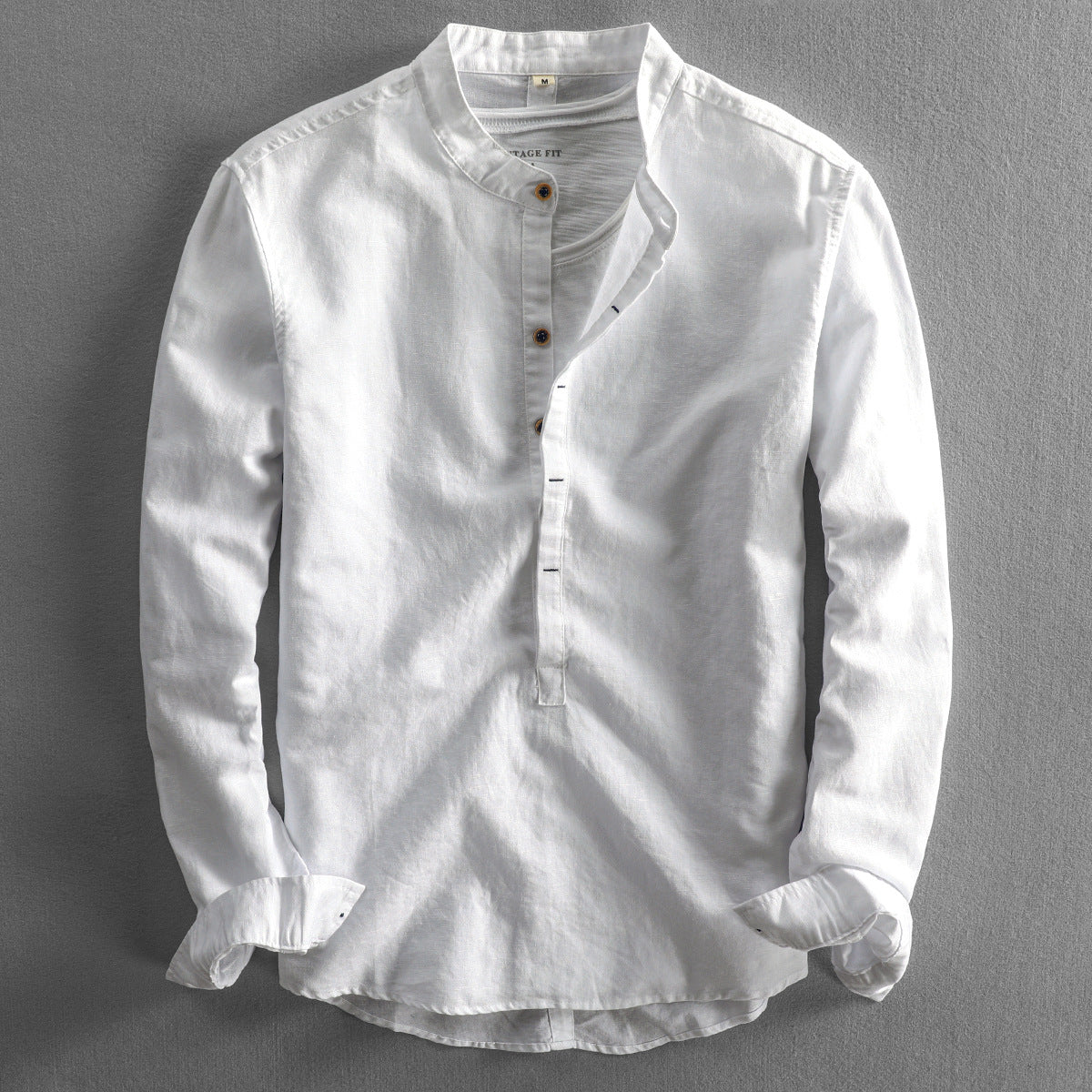 Chemise Homme Décontractée À Manches Longues | Boutonnage Devant