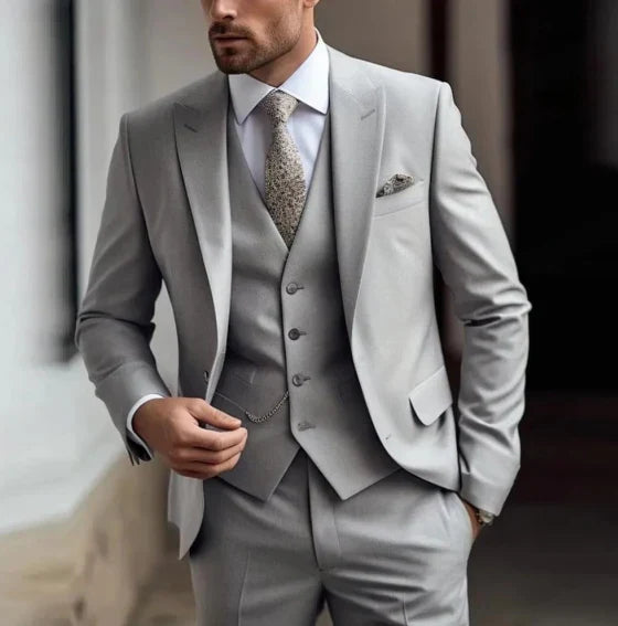 Costume D'invité De Mariage 3 Pièces Pour Hommes | Classique