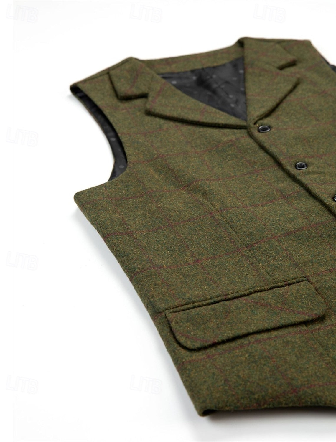 Gilet À Carreaux Pour Homme | Sans Manches