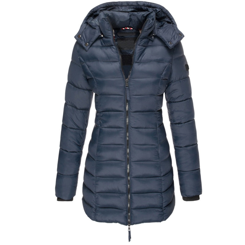 Veste Doudoune D’Hiver Moderne Pour Femme | Avec Capuche