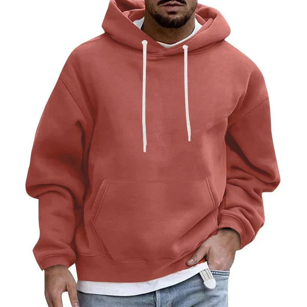 Sweat À Capuche Classique Avec Poches Pour Homme | Hiver