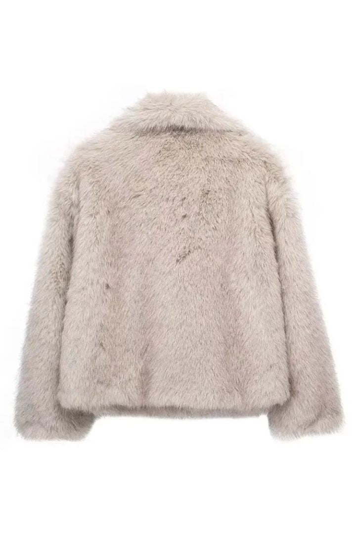 Veste Matelassée En Peluche Pour Femme | Manches Longues