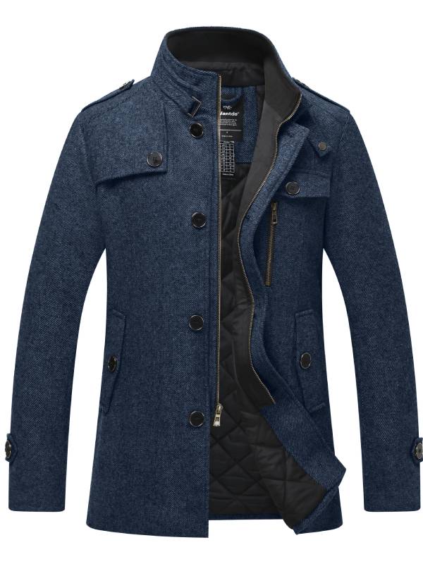 Veste Pour Homme Avec Col Montant | Hiver