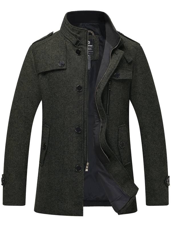 Veste Pour Homme Avec Col Montant | Hiver