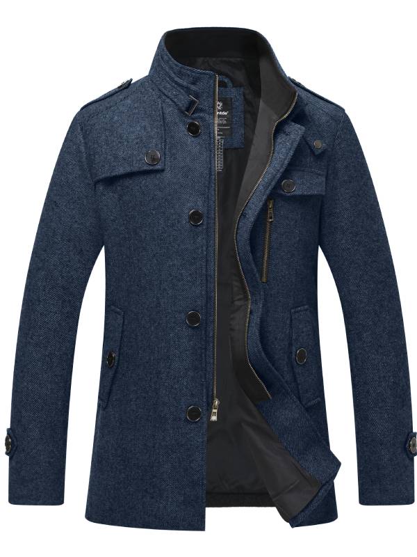 Veste Pour Homme Avec Col Montant | Hiver