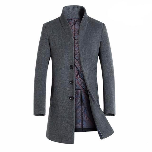 Veste Longue D’Hiver Pour Homme | Manches Longues