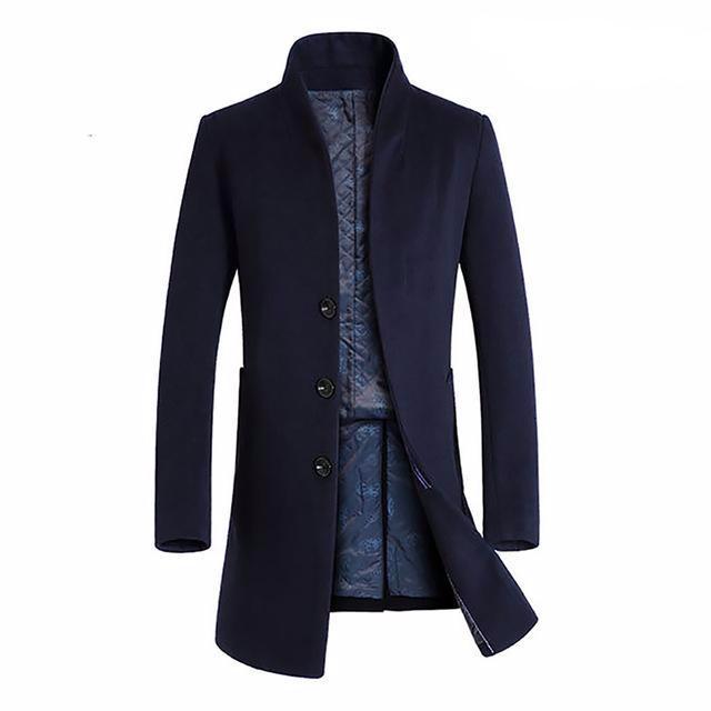 Veste Longue D’Hiver Pour Homme | Manches Longues