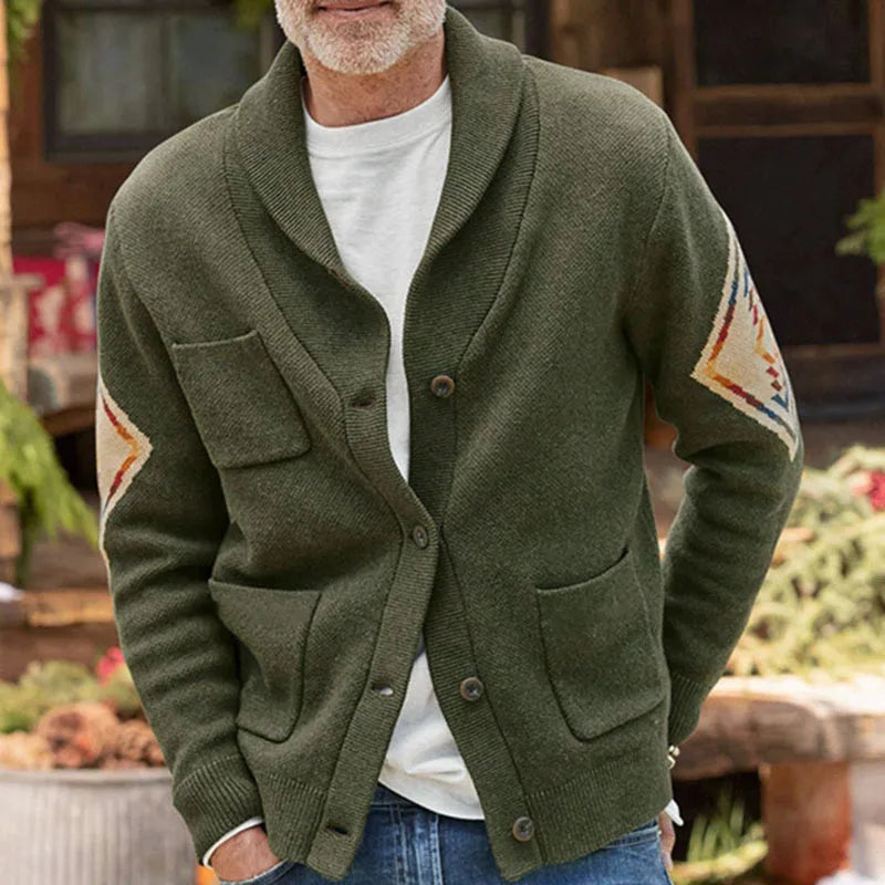 Cardigan Boutonné À Manches Longues Pour Homme | Tendance