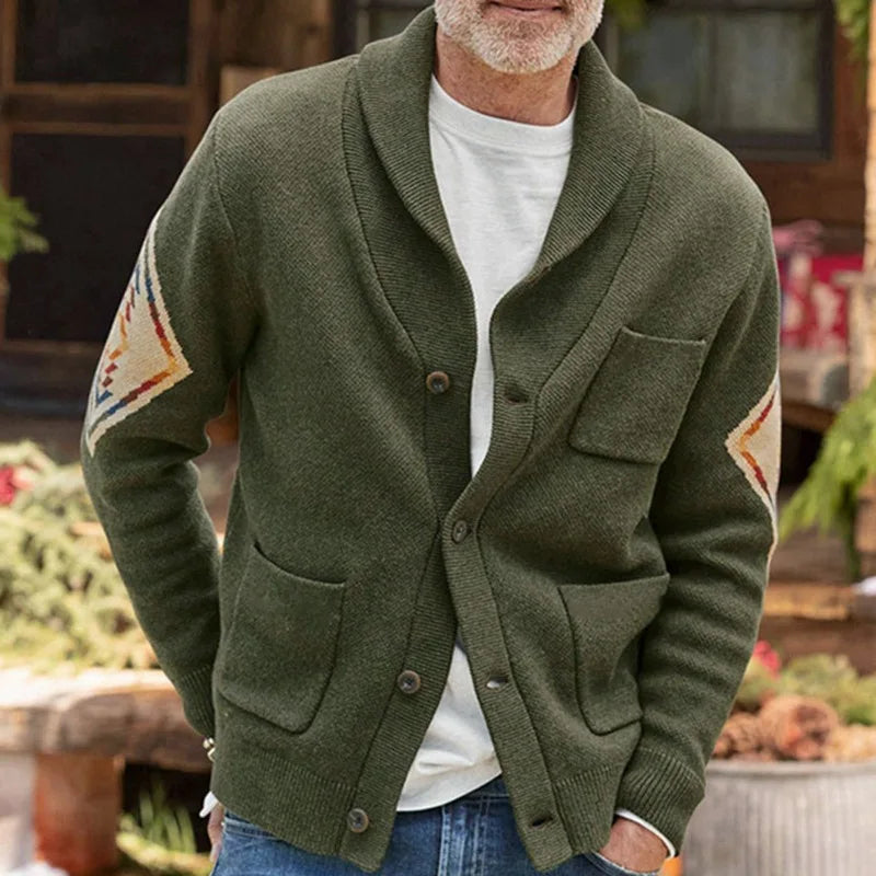 Cardigan Boutonné À Manches Longues Pour Homme | Tendance