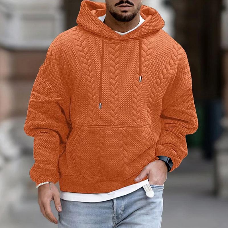 Sweat À Capuche À Motifs Pour Homme Avec Poche | Manches Longues