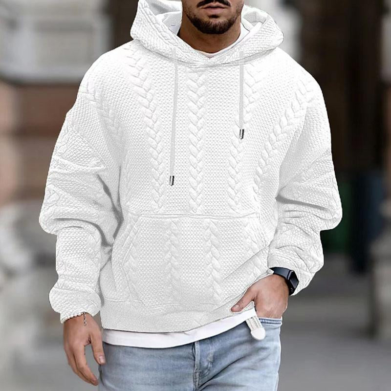 Sweat À Capuche À Motifs Pour Homme Avec Poche | Manches Longues