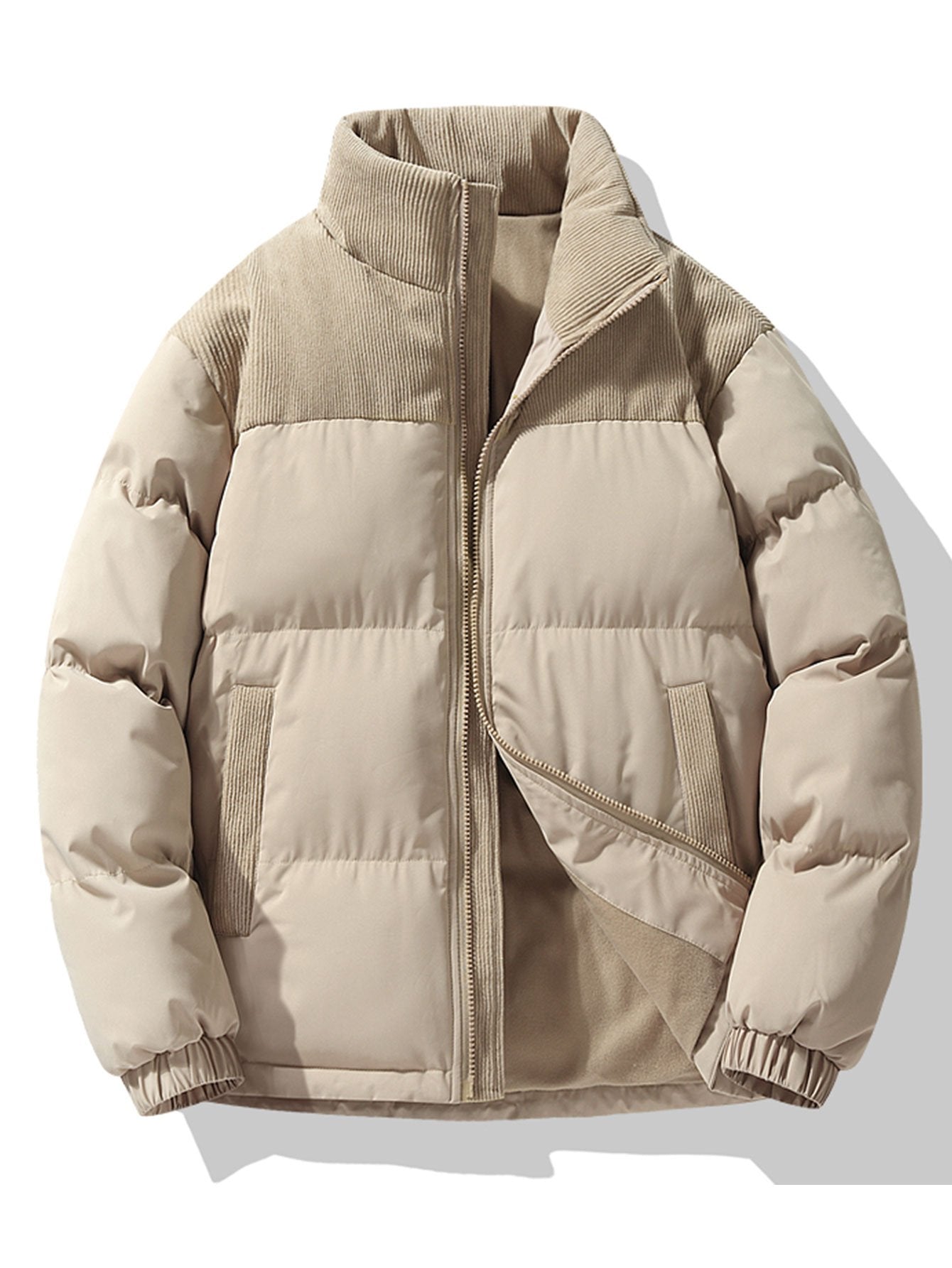 Doudoune D'hiver Classique Pour Homme | Fermeture Éclair