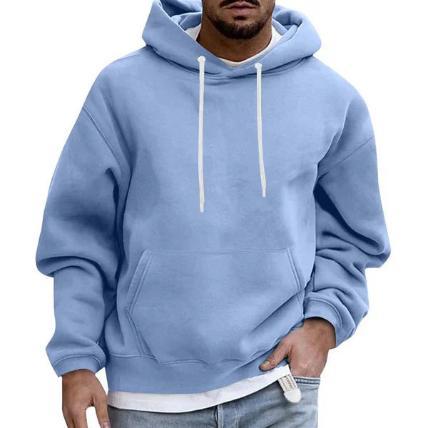 Sweat À Capuche Classique Avec Poches Pour Homme | Hiver