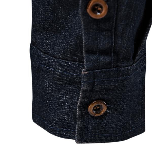 Chemise Homme Décontractée À Manches Longues | Détail Poche