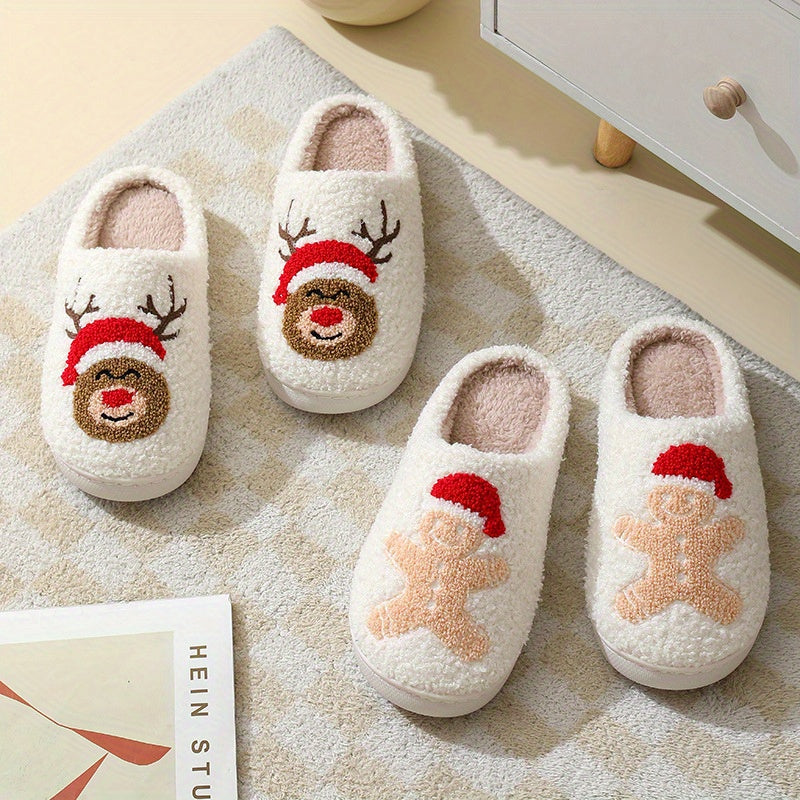 Chaussons De Noël Pour Femme | Semelles Antidérapantes