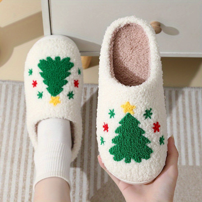 Chaussons De Noël Pour Femme | Semelles Antidérapantes
