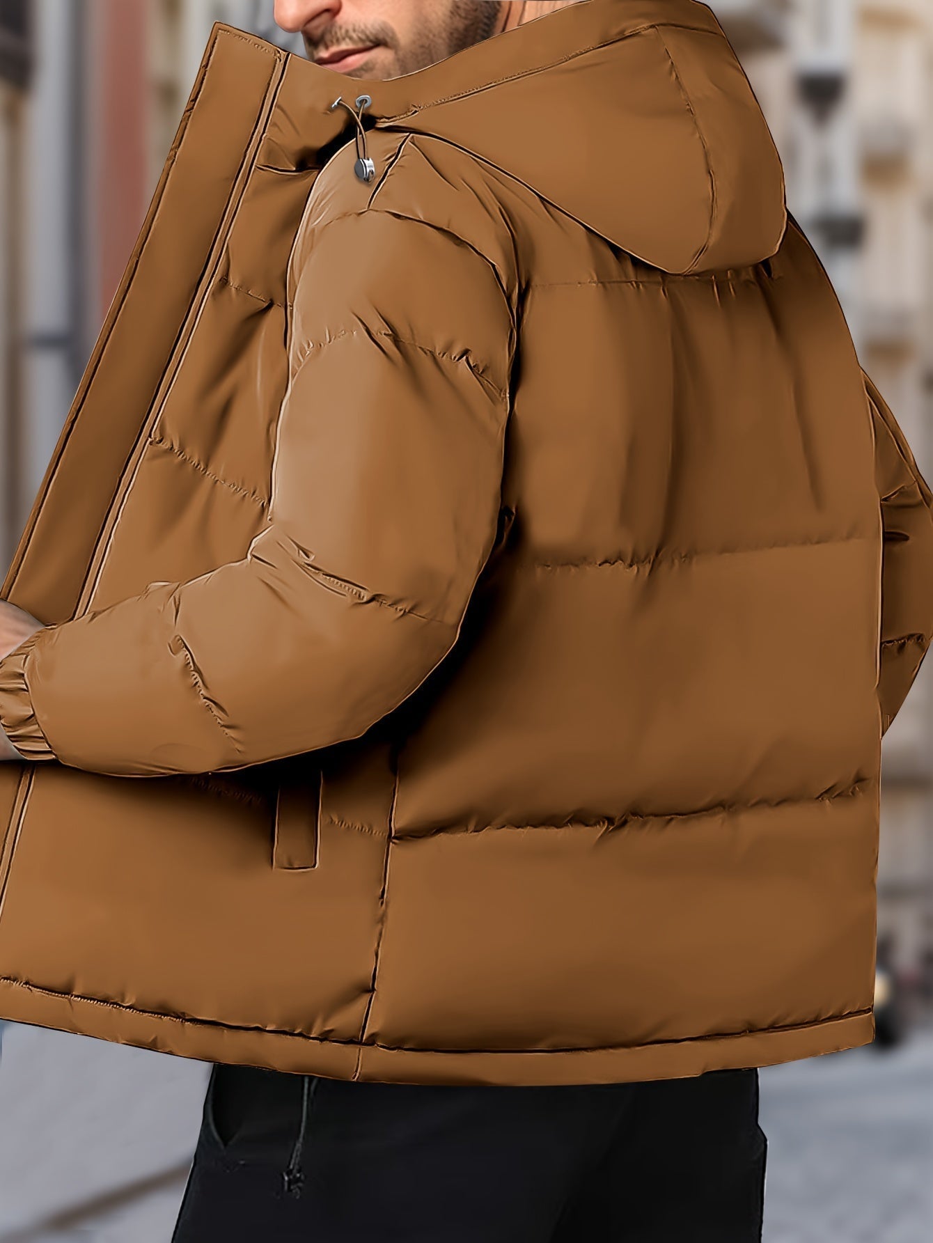 Veste D’Hiver Pour Homme Avec Capuche | Zippée