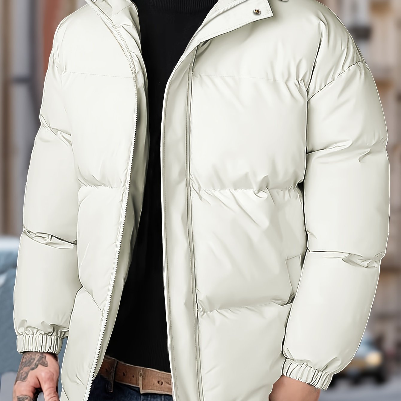 Veste D’Hiver Pour Homme Avec Capuche | Zippée