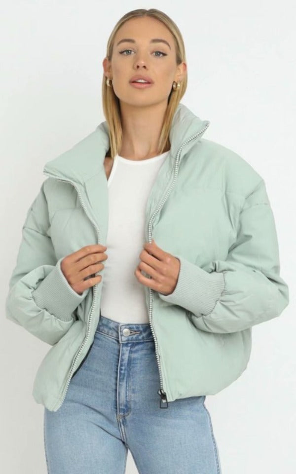 Veste Doudoune Stylée Pour Femme Avec Fermeture Éclair | Hiver