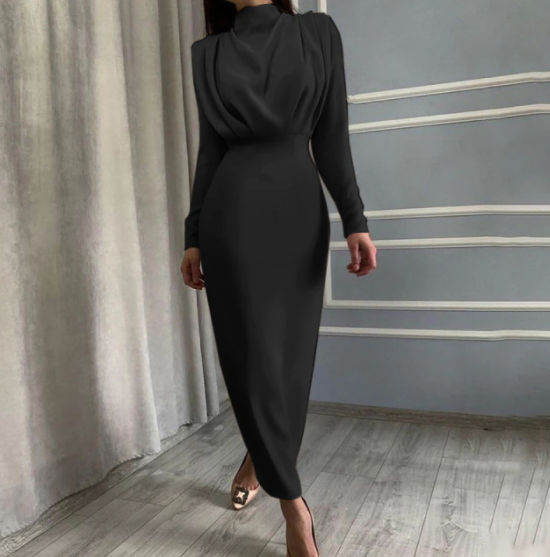 Robe Dos Nu À Manches Longues Pour Femme | Maxi