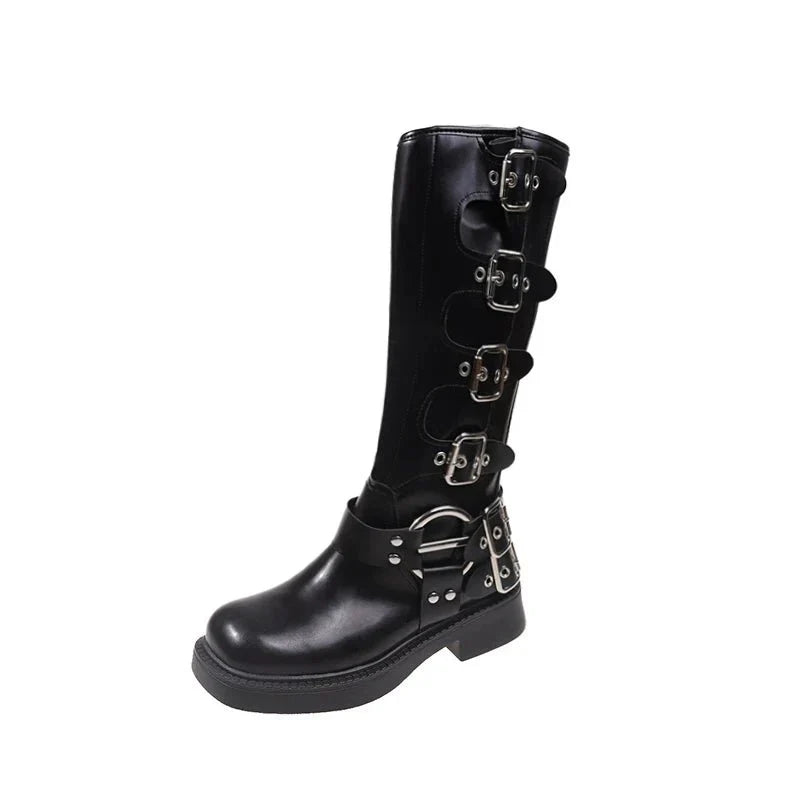 Bottes Hautes Tendance Pour Femmes Avec Boucle | Hiver