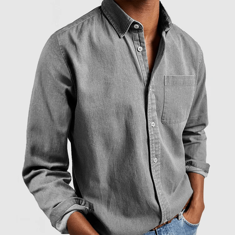 Chemise Habillée Homme À Manches Longues | Fermeture À Boutons
