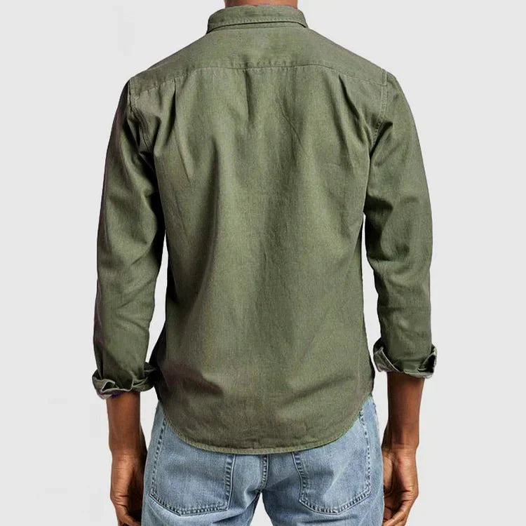 Chemise Habillée Homme À Manches Longues | Fermeture À Boutons