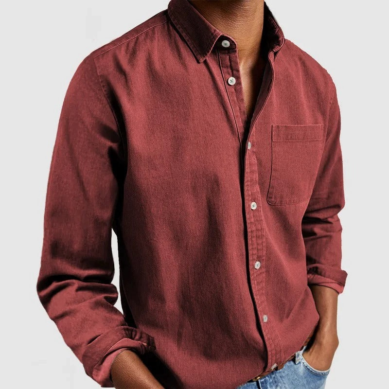 Chemise Habillée Homme À Manches Longues | Fermeture À Boutons