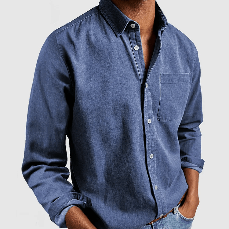 Chemise Habillée Homme À Manches Longues | Fermeture À Boutons