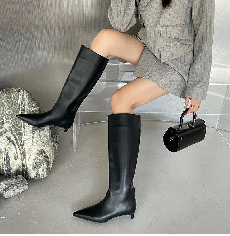 Bottes Pointues Hautes Au Genou | Hiver