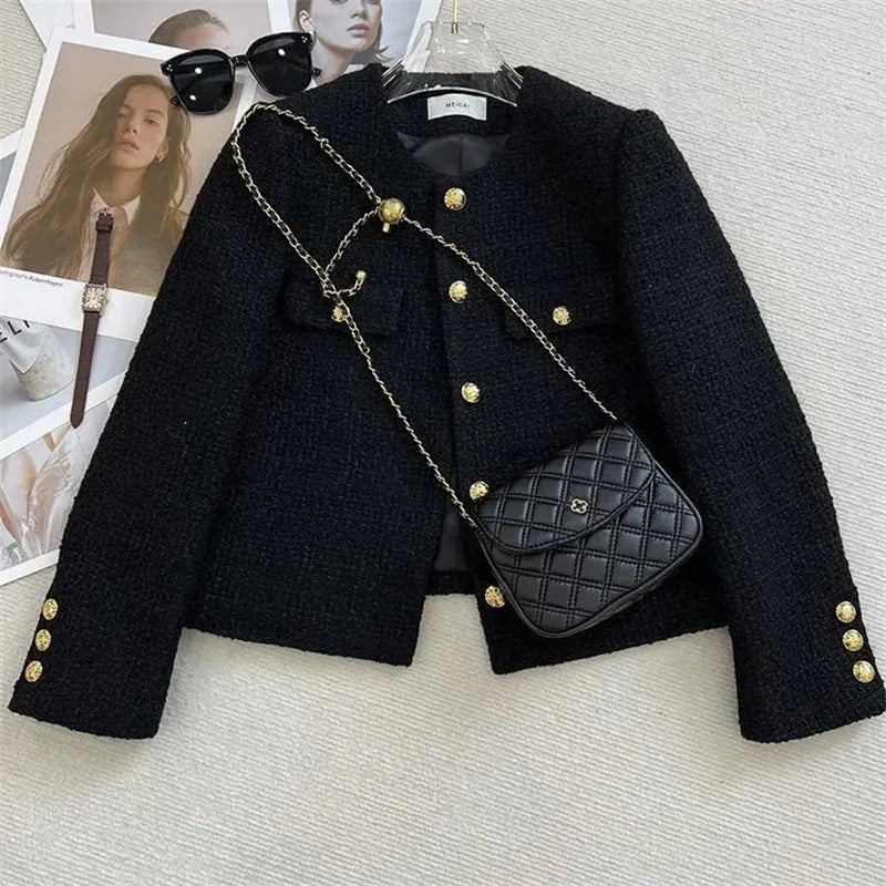 Blazer Court Classique À Boutons Pour Femme | Court