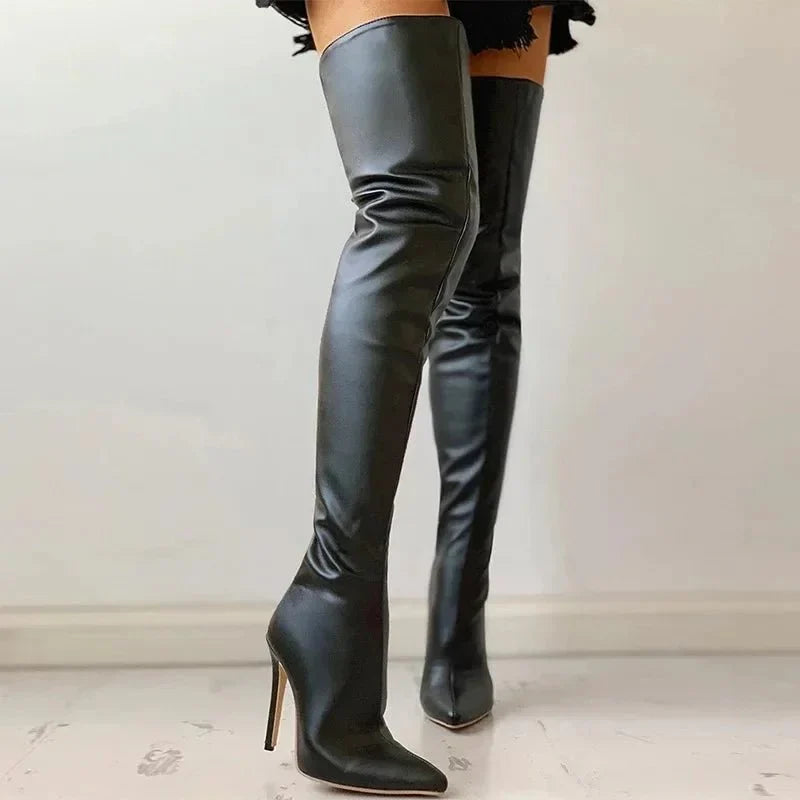 Cuissardes À Talons Aiguilles Pour Femme | Hiver