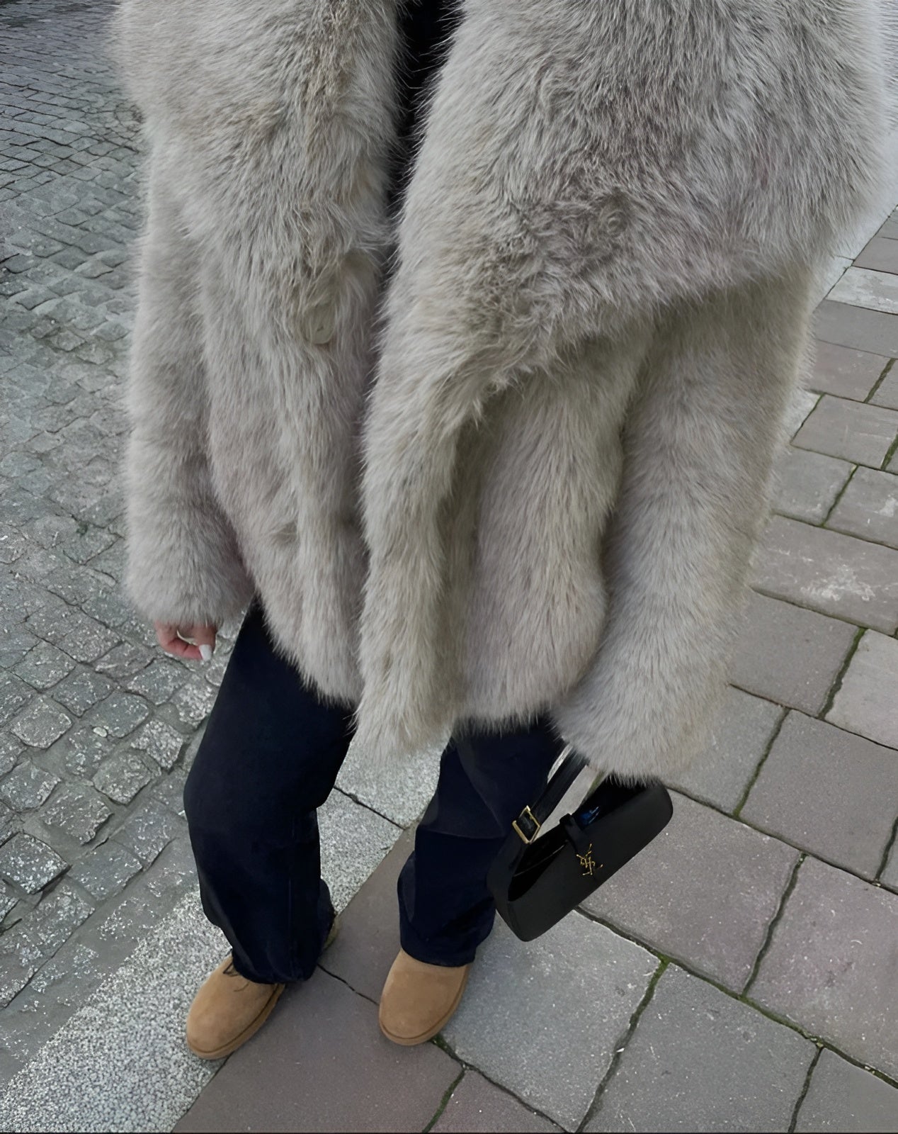 Manteau En Fourrure À Manches Longues Pour Femme | Décontracté