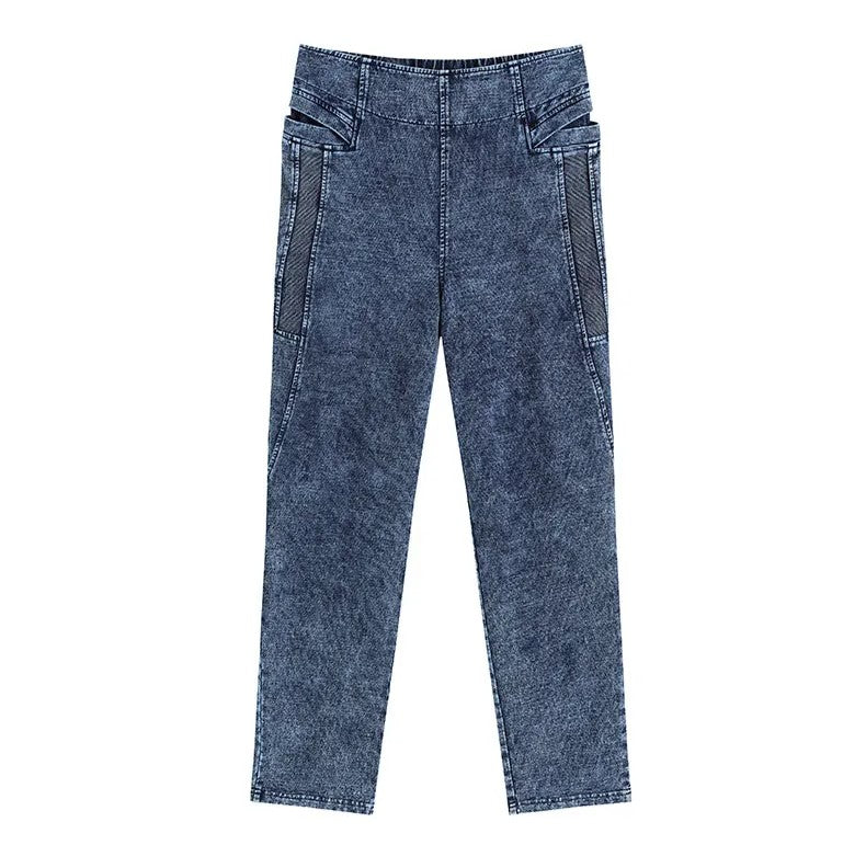 Jean Mom Grande Taille Avec Élastique | Avec Poche