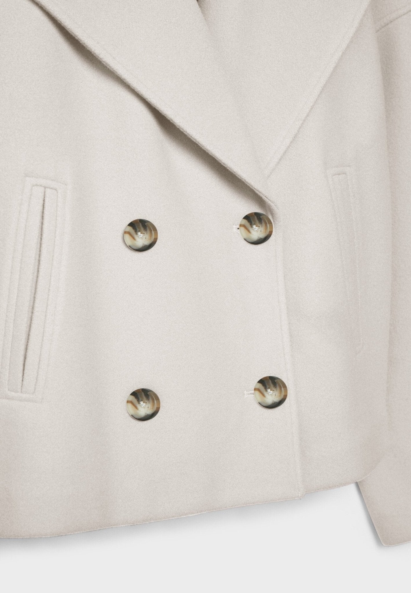 Veste Courte Décontractée Avec Détails Boutonnés Pour Femme | Automne