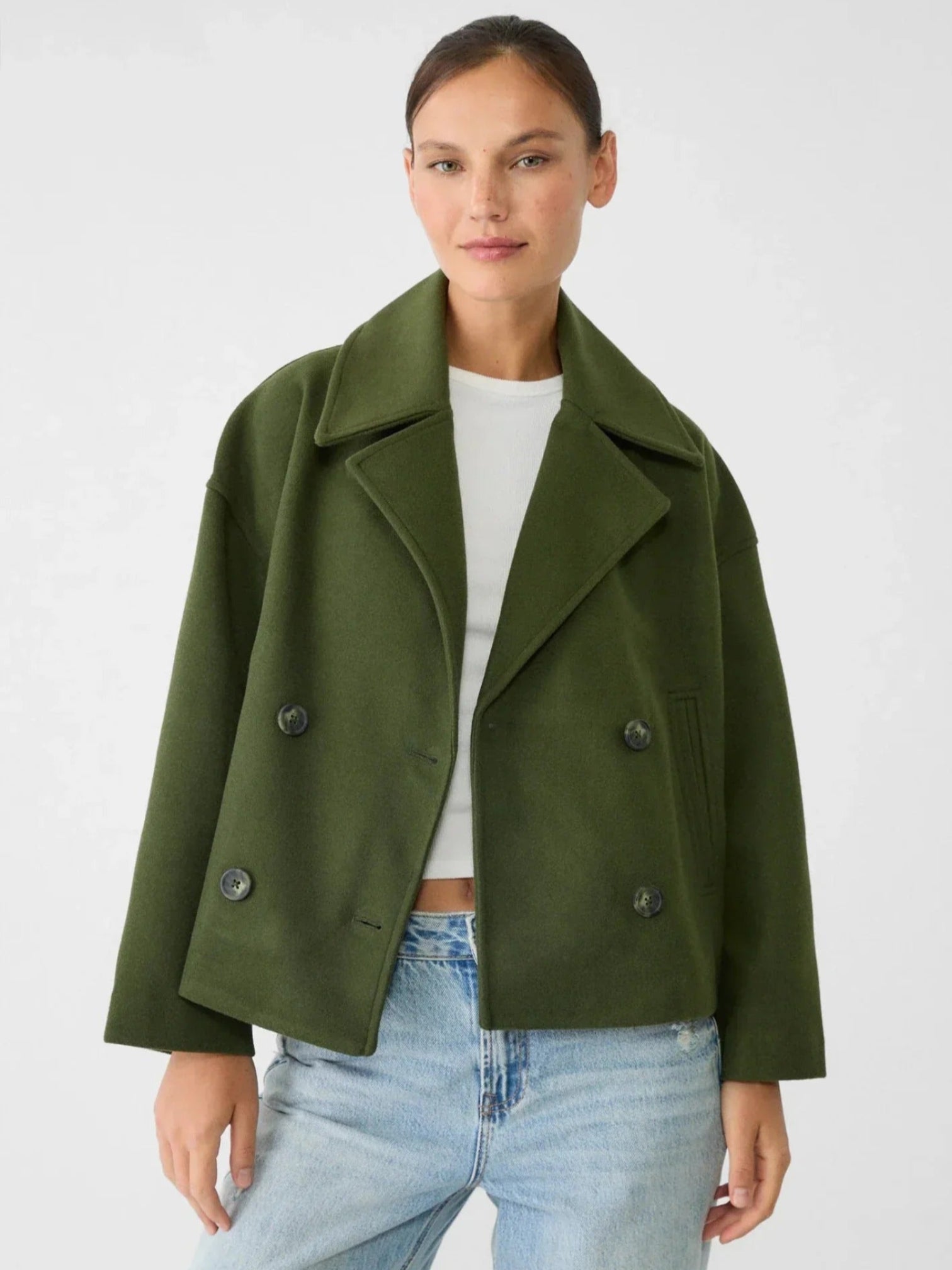 Amelia | Veste Croisée Classique | Double Boutonnage