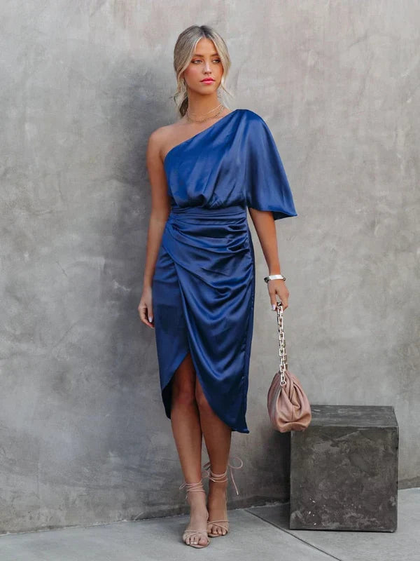 Robe À Une Épaule Pour Femme | Midi
