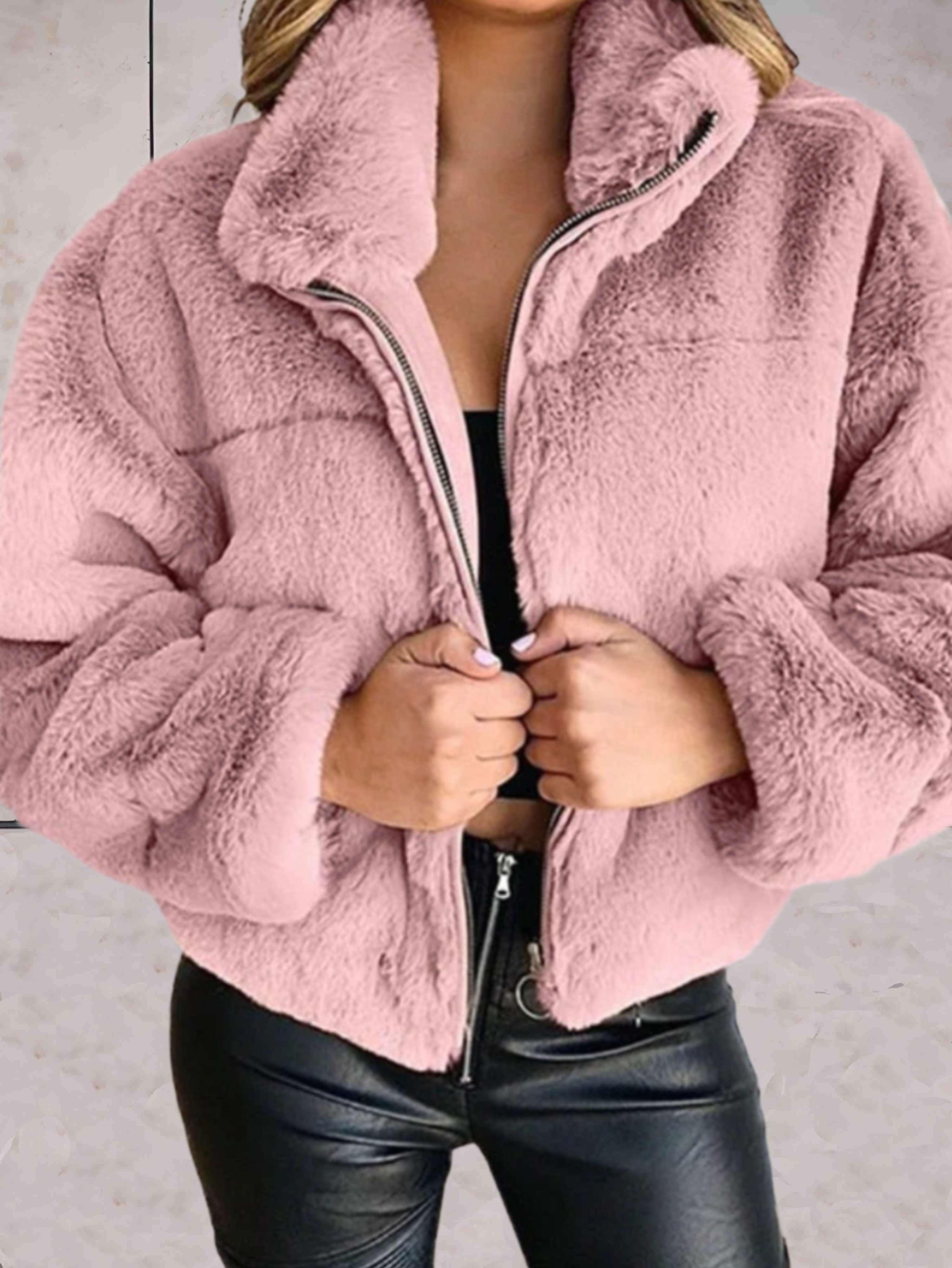Veste D’Hiver Pour Femme Avec Fermeture Éclair | Courte