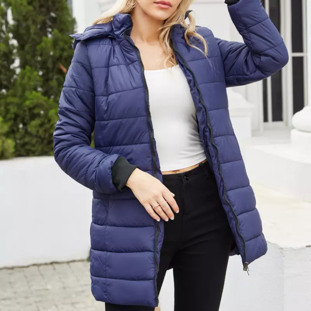 Doudoune D’Hiver Pour Femme | Capuche Amovible