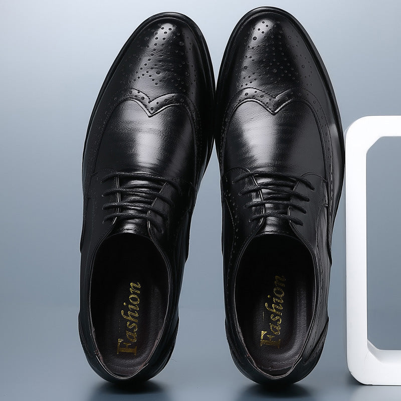 Chaussures Richelieu Classiques À Bout Golf Pour Homme | À Lacets